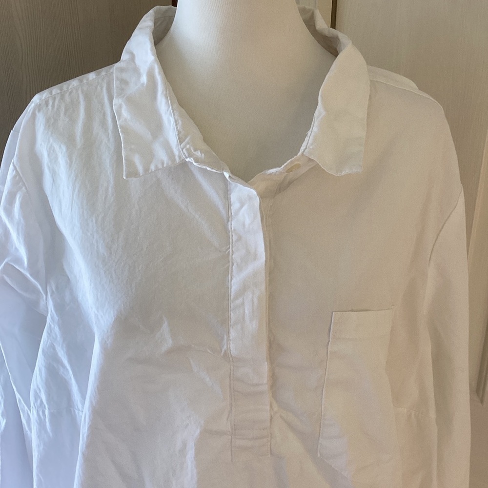 Alexander Jordan White Women's Tunic Top Sz 1X - Picture 2 of 10